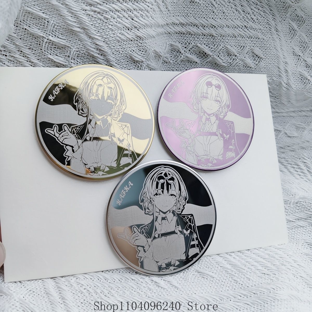 Pin Button Badge - Honkai: Star Rail Kafka Stainless Steel