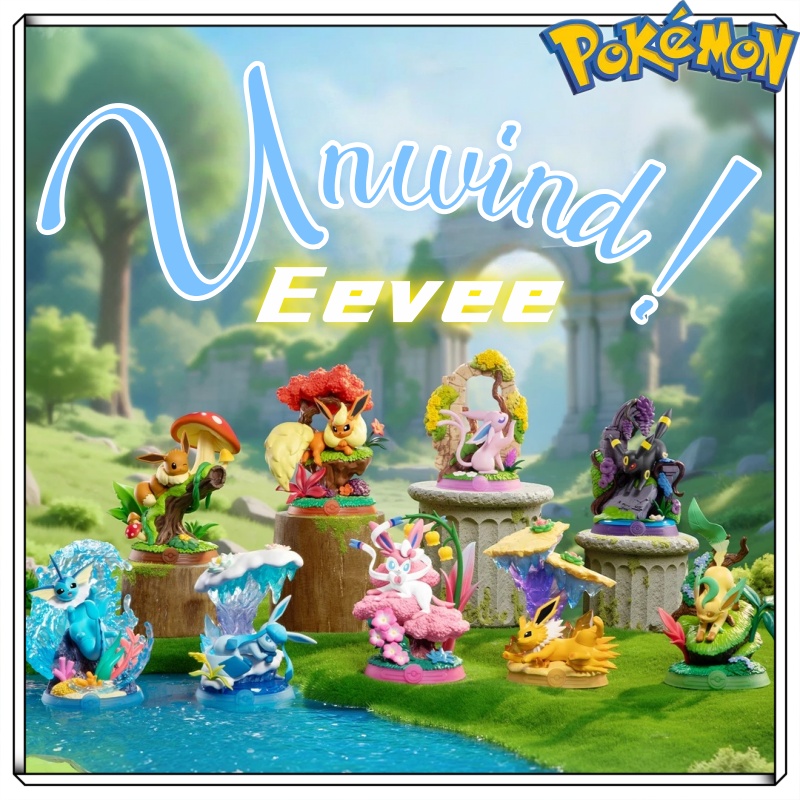 Pokemon Anime Merchandise - Officially Licensed PokéMon Eevee Series G3