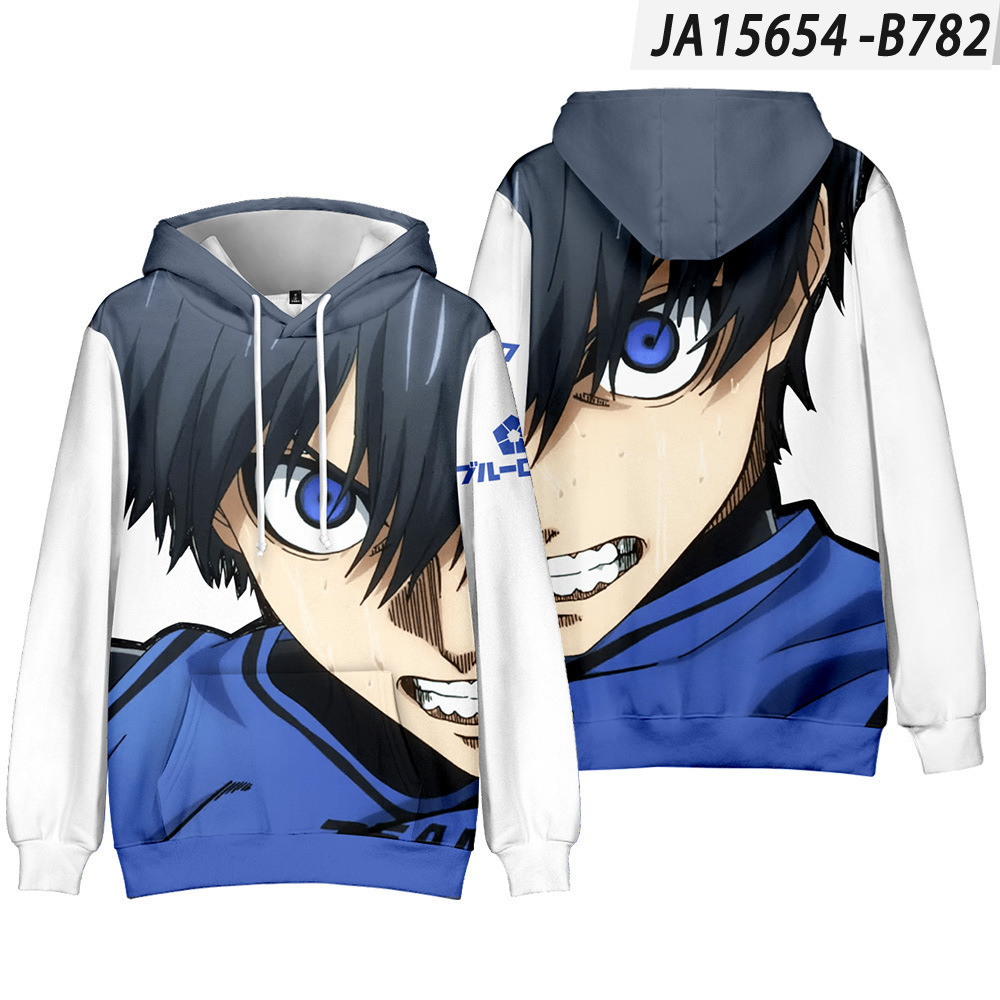 2026 New Anime BLUE LOCK Merch - Anime Merchandise Hoodie ulasan dan harga