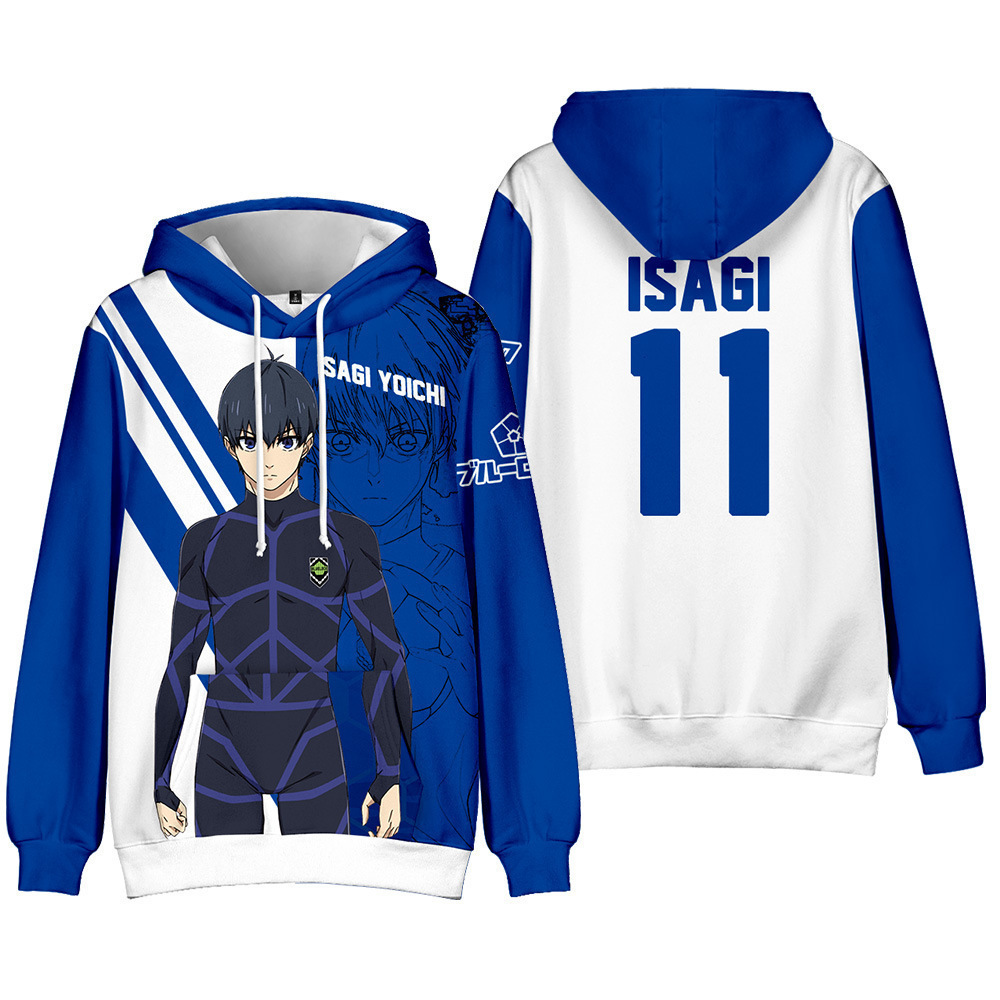 2026 New Anime BLUE LOCK Merch - Anime Merchandise Hoodie ulasan dan harga