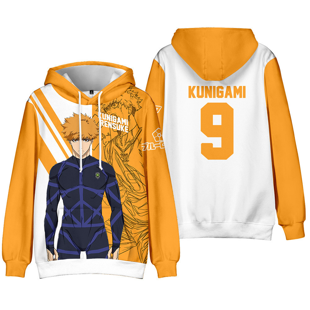 2026 New Anime BLUE LOCK Merch - Anime Merchandise Hoodie ulasan dan harga