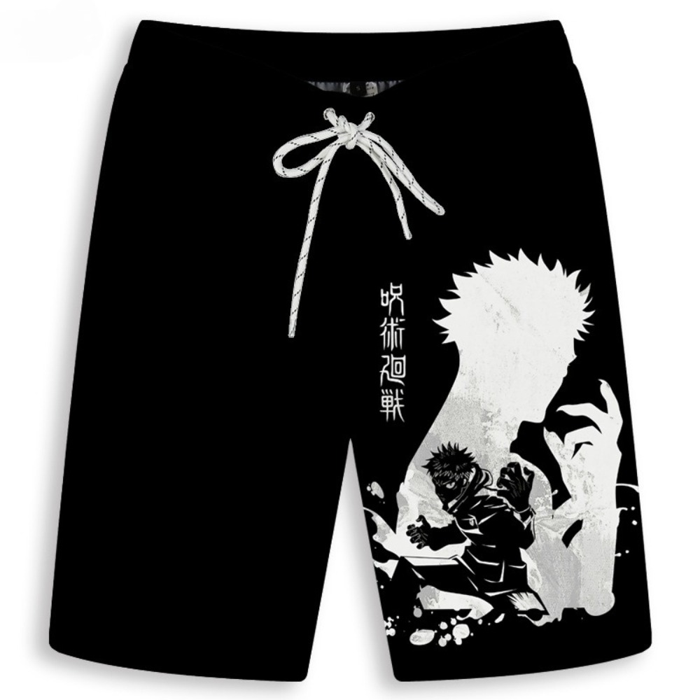 Men's Gojo Satoru Printed Shor - Anime Merchandise Store In Japan ulasan dan harga