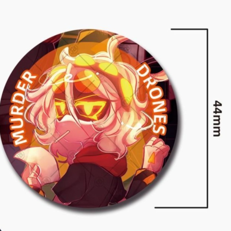 Murder Drones Cute Cartoon Ani - Pin Button Badge ulasan dan harga