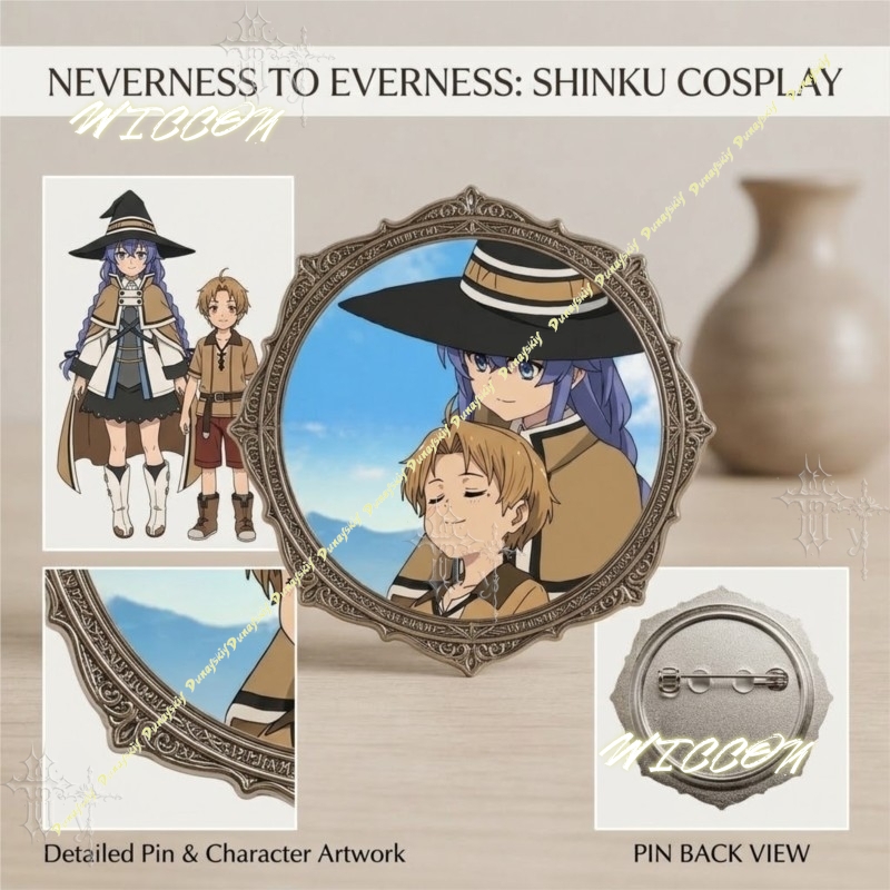 ​​Anime Mushoku Tensei Jobless - Pin Button Badge ulasan dan harga