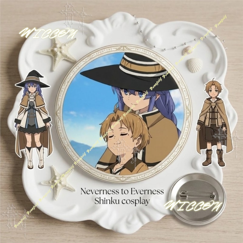 ​​Anime Mushoku Tensei Jobless - Pin Button Badge ulasan dan harga