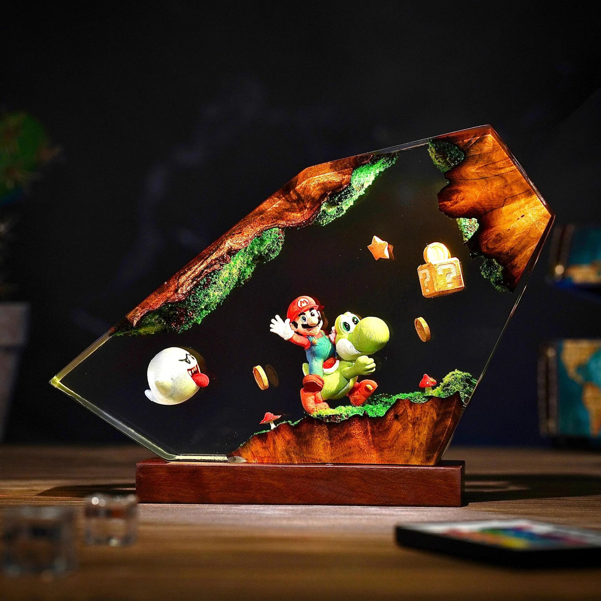 Table Resin Lamp Cartoon Anime - Merchandise Anime ulasan dan harga