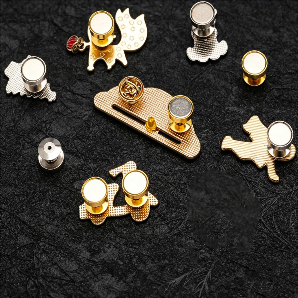 10Pcs/Lot Magnetic Clasps and  - Pin Button Badge ulasan dan harga