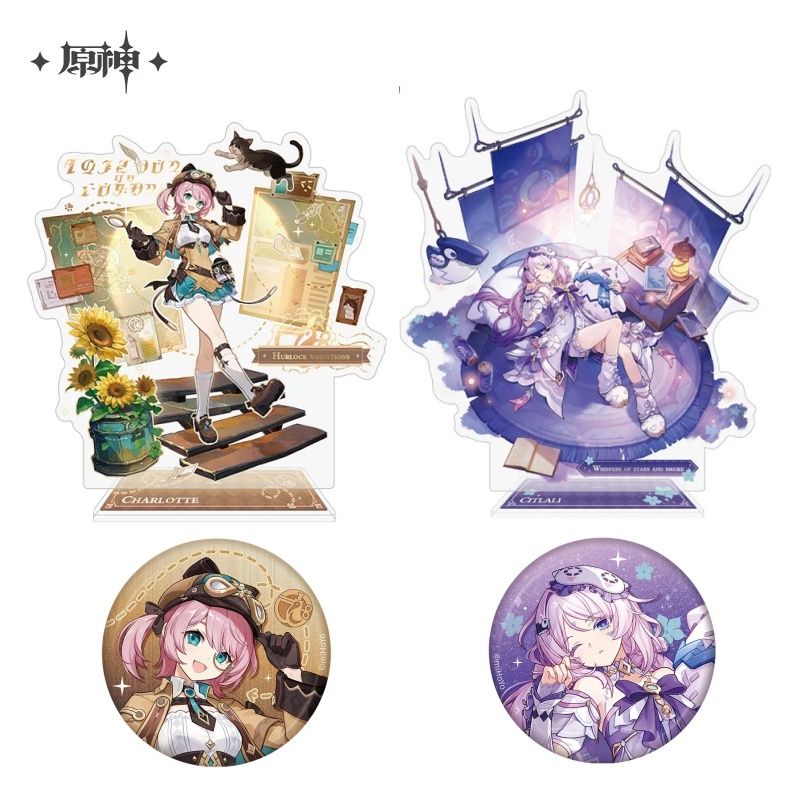 Official Genshin Impact Licens - Charlotte Anime Merchandise ulasan dan harga