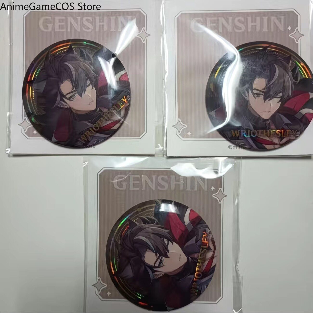 Anime Genshin Impact Wriothesl - Pin Button Badge ulasan dan harga