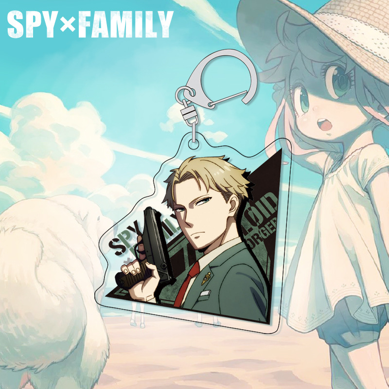 SPY×FAMILY Anya Keychain Acryl - Anime Merchandise Keychains ulasan dan harga
