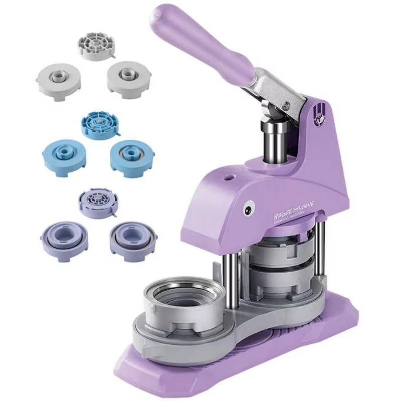 Purple 25MM 32MM 58MM Metal Ti - Pin Button Badge ulasan dan harga