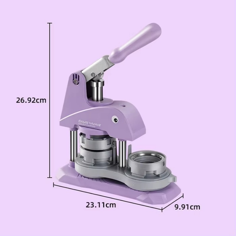 Purple 25MM 32MM 58MM Metal Ti - Pin Button Badge ulasan dan harga