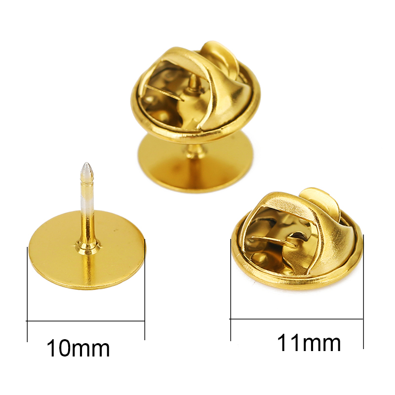10sets Stainless Steel Brooch  - Pin Button Badge ulasan dan harga