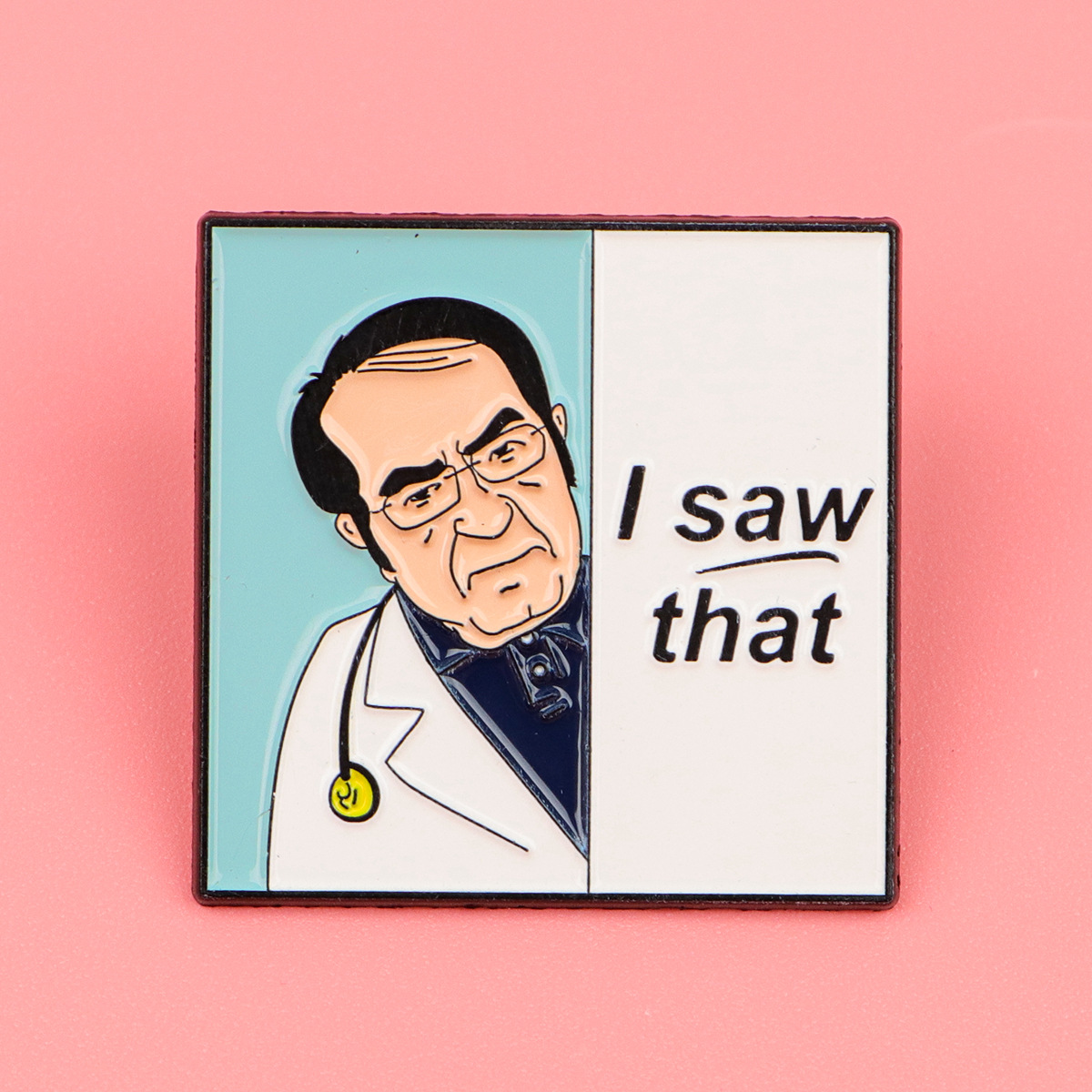 Medical Doctor Character Brooc - Pin Button Badge ulasan dan harga