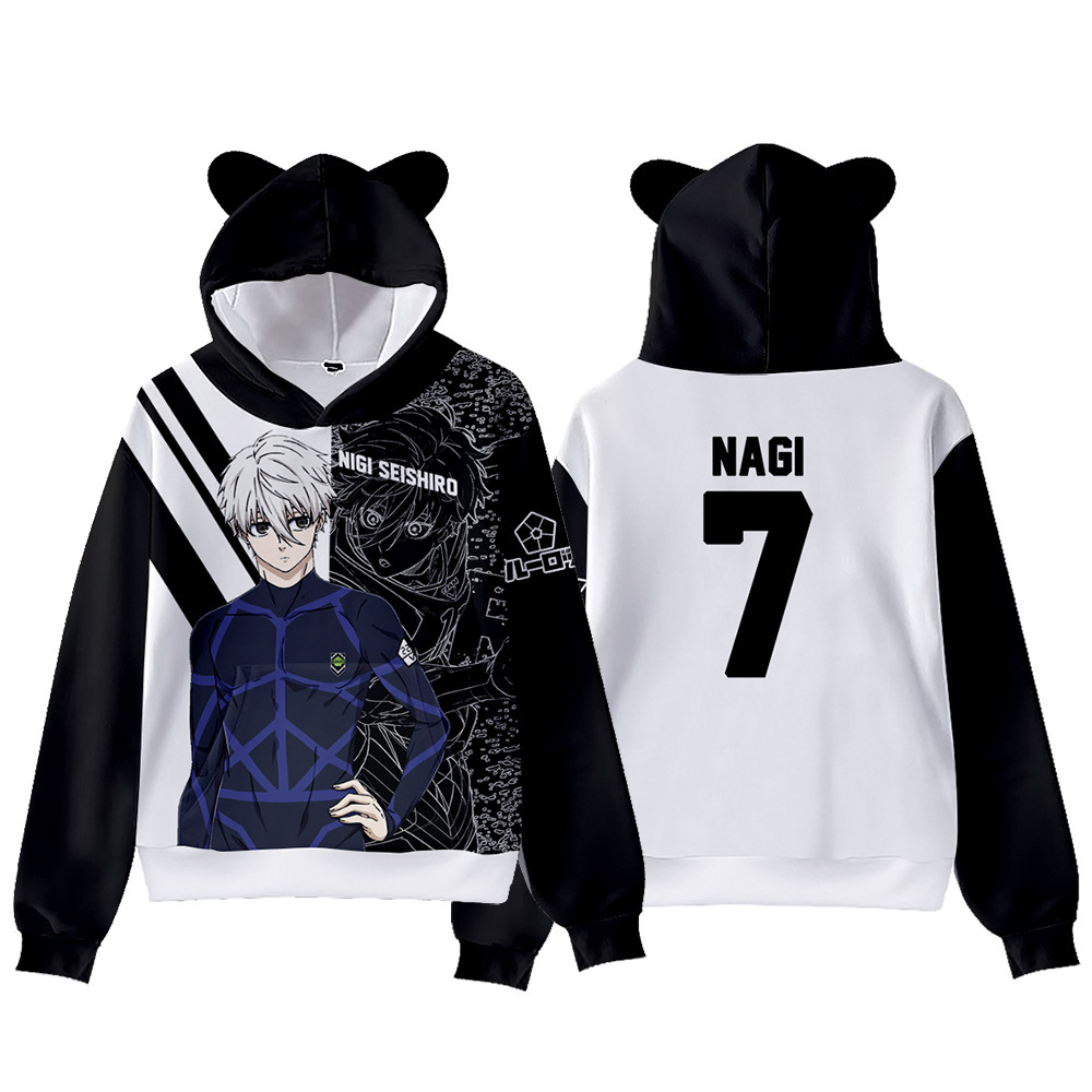 3D New Anime BLUE LOCK Merchan - Anime Merchandise Hoodie ulasan dan harga